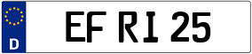 Truck License Plate